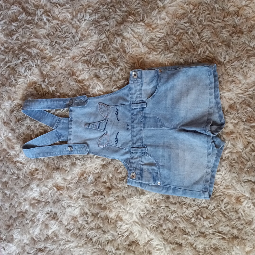 Girls overalls shorts